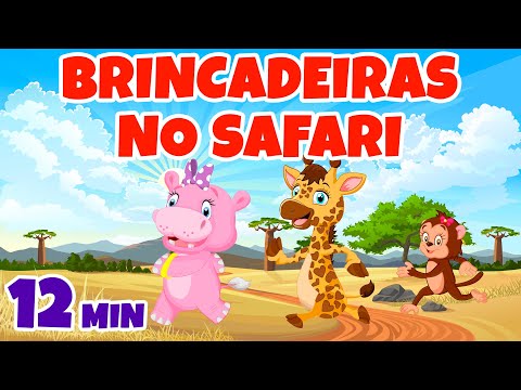 Brincadeiras no Safari - Giramille 12 min | Desenho Animado Musical