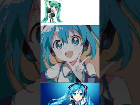 EPIC Miku Anime Minecraft Pixel Art!! 😱🎮#ClickOneNow