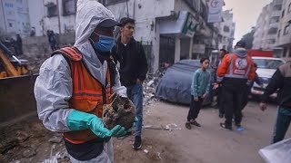 Encuentran 45 cadáveres en la ciudad de Gaza: la identificación ha sido posible por su vestimenta