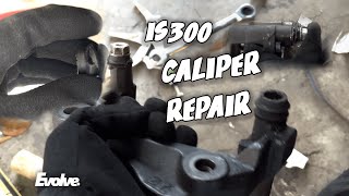 Lexus IS300 Caliper repair / boot / slide pin issue