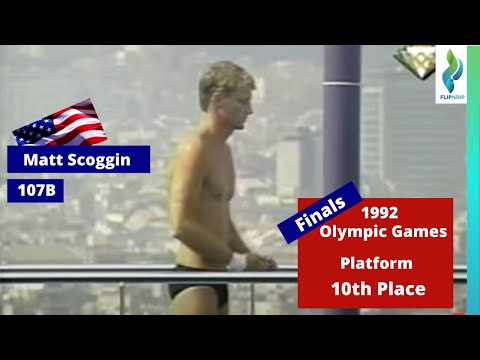 1992 Matt Scoggin - Team USA - 107b  - Platform Diving - Olympic Games