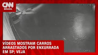 Vídeo: Mais de 20 carros são arrastados por enxurrada após temporal em SP; veja o momento | CNN 360º