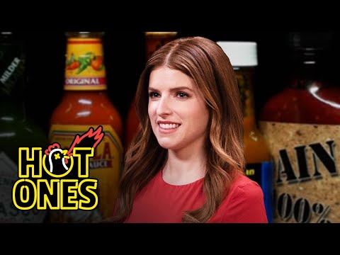 Anna Kendrick Gets the Giggles While Eating Spicy Wings | Hot Ones
