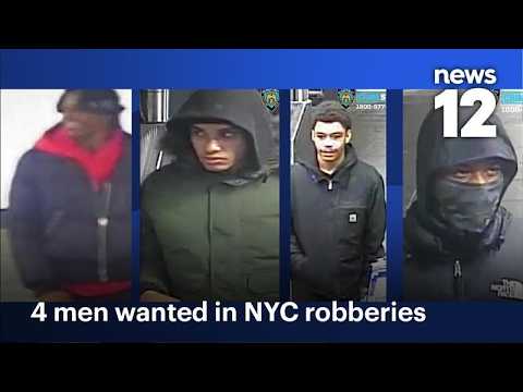 4 men wanted after violently taking 3 cellphones near D train in The Bronx | News 12