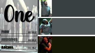 Glee - One | Line Distribution + Lyrics