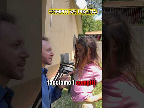 PISCINA O COMPITI? #CHALLENGE @MecontroTeMusic #shorts #fyp #sfida #tiktok