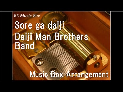 Sore ga daiji/Daiji Man Brothers Band [Music Box]