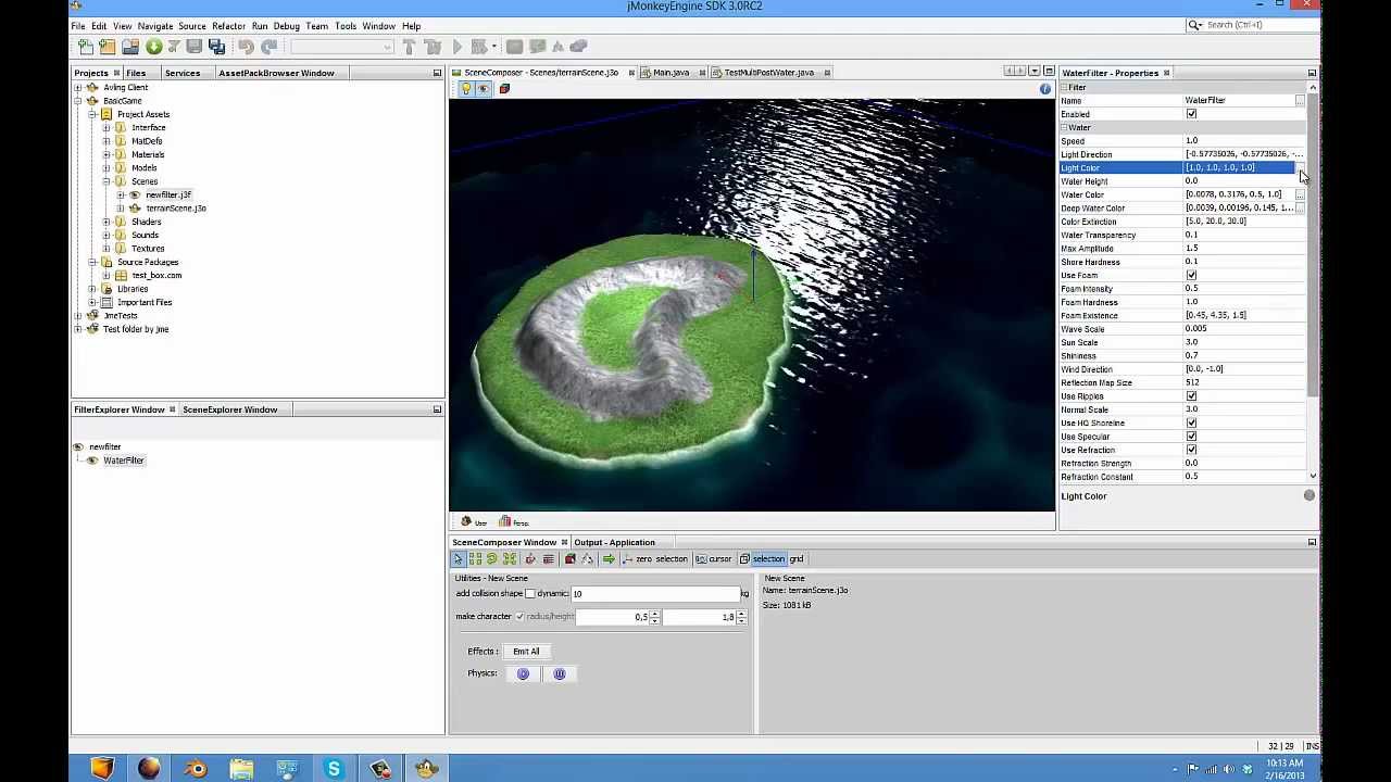 jMonkeyTutorial 06 : Water properties overview