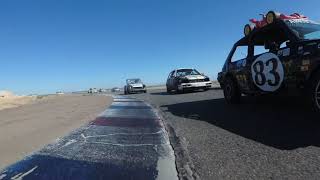 5 Min of 24 hours of Lemons Buttonwillow - Rear view!