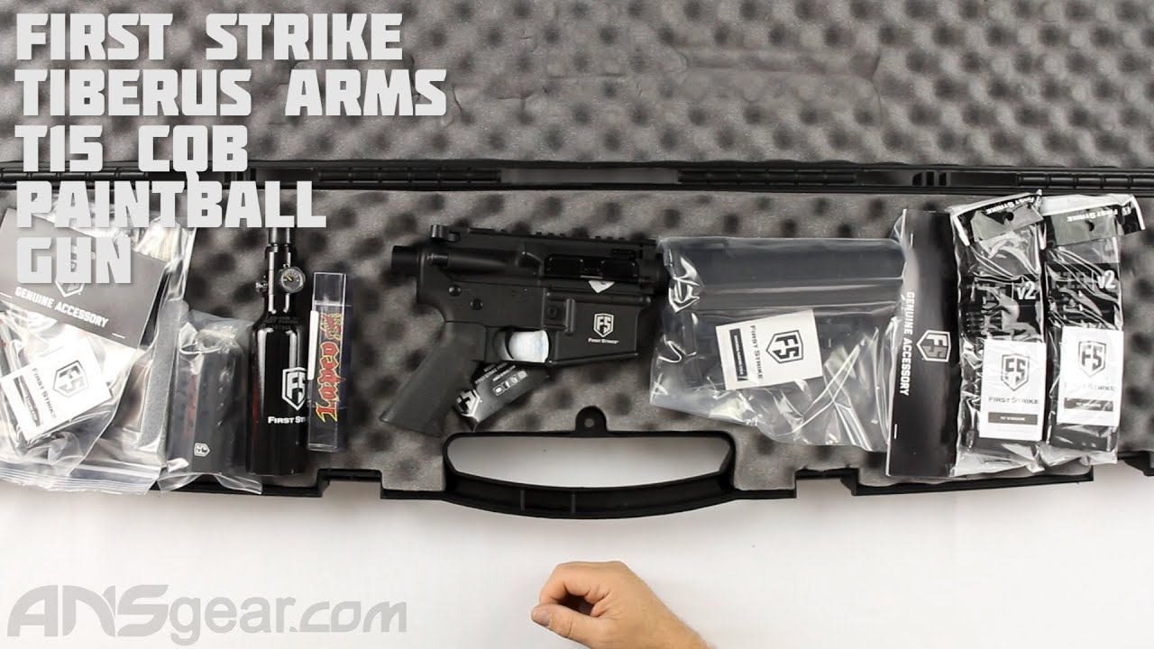 First Strike Tiberius Arms T15 CQB Paintball Gun - Review
