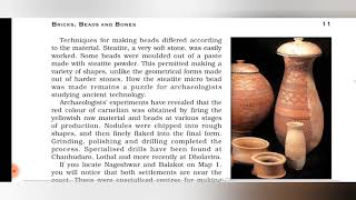 NCERT HISTORY CLASS XII        Chapter1:Bricks,Beads&Bones. Topic:Finding Out About Craft Production
