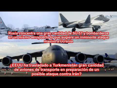 ¿Gran concentración de cazas SU-57 en un mismo aeropuerto anuncian nuevo ataque masivo a Ucrania?