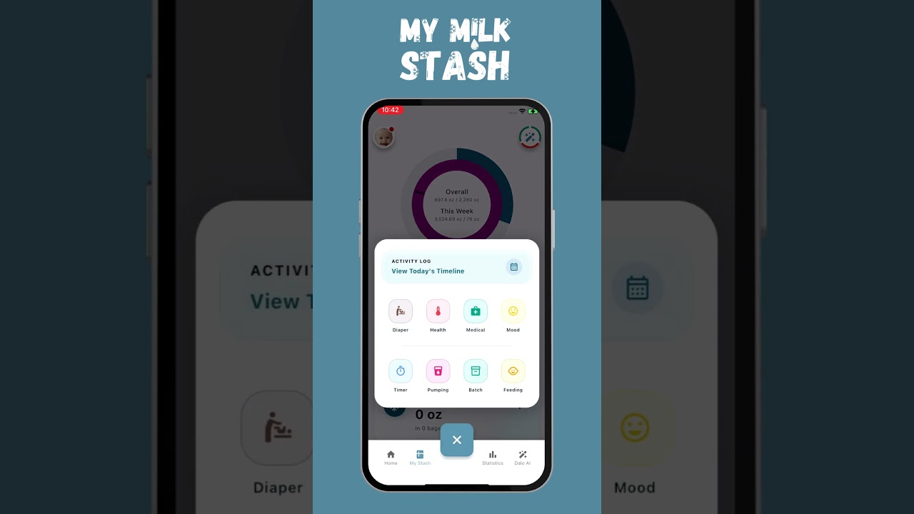 How to Manage Your Breast Milk Stash | Dalo Milk Stash | Dalo Baby