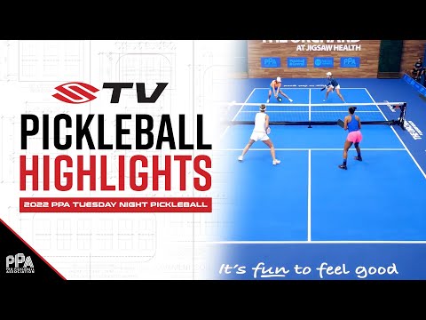 Irina Tereschenko Dink Pickleball Highlight - 2022 PPA Tuesday Night Pickleball Women's Doubles