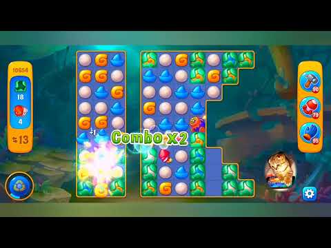 фишдом 2022 # 10654 уровень - прохождение без бустеров # Fishdom,  10654  level - no Boosters.