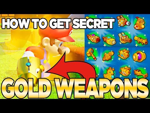 How to get SECRET GOLD Weapons in Mario + Rabbids Kingdom Battle | Austin John Plays