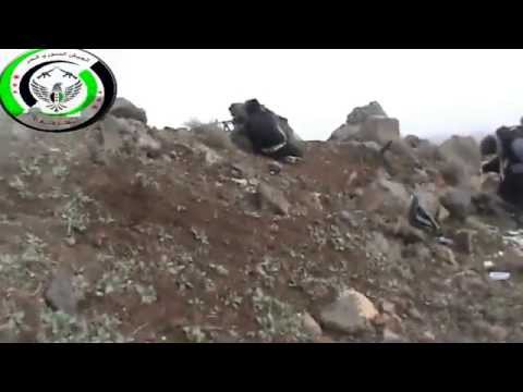 التصدي لقوات النظام من قبل الفرقة 90 على جبهة كفر شمس في ريف درعا