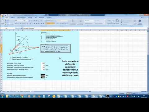SOFTWARE - Vento e Corrente: Calcolo vento apparente e vento reale