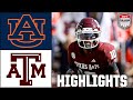 Auburn Tigers Vs Texas A M Aggies Full Game Highlights ESPN College Football