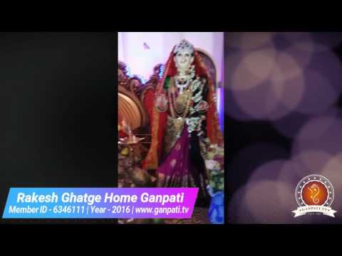 Rakesh Ghatge Home Ganpati Decoration Video