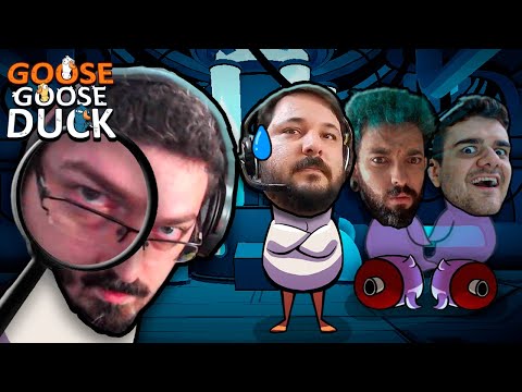 O MELHOR DETETIVE DA HISTÓRIA!! - Goose Goose Duck C/ Gabs, Core, Souzones, Juh, Fuji, Spok e +