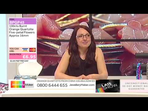 Rose Gold Chain and Mookite rounds for jewellery making: JewelleryMaker LIVE