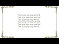 Cedarmont Kids - This Is My Commandment Lyrics