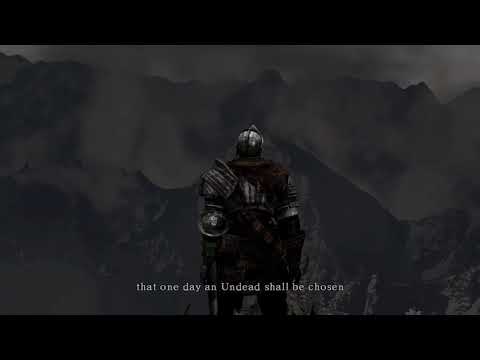 Dark Souls Boss 1 The Winged Warden (Asylum Demon Boss Fight) Arrival in Lordran