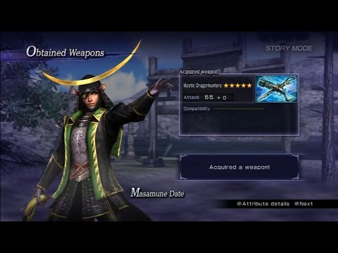 Warriors Orochi 3 Ultimate - Masamune Date Mystic Weapon Guide