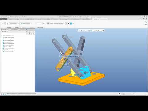 U009: "2000-Zusammenbau1" - Creo 4.0