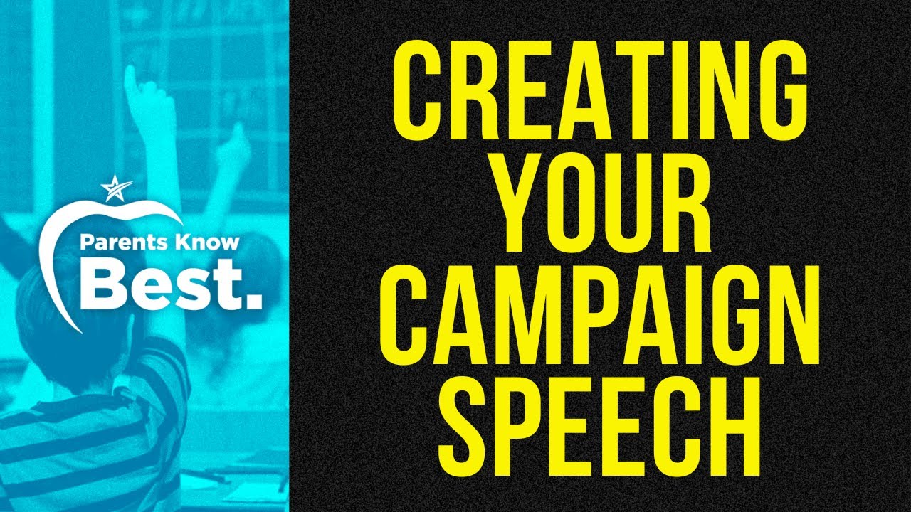 Creating Your Campaign Speech | School Board Academy