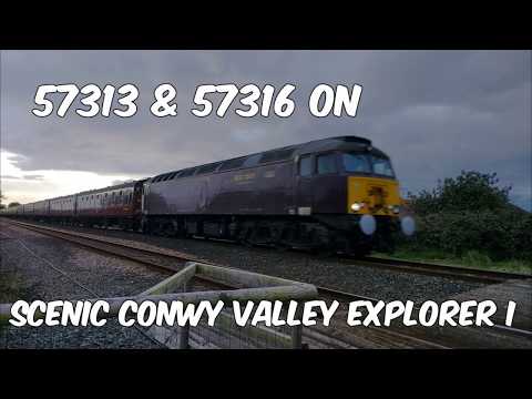 Prestatyn 20.9.2017 - WCRC 57313 & 57316 on Scenic Conwy Valley Explorer I