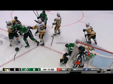 Alex Radulov's rare NHL fight against Mark Friedman from Penguins (8 jan 2022)