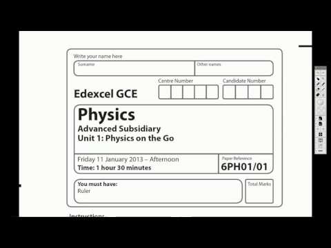 Unit 1: Physics on the Go: Mechanics and Materials - A Level Physics Exam Paper Intro