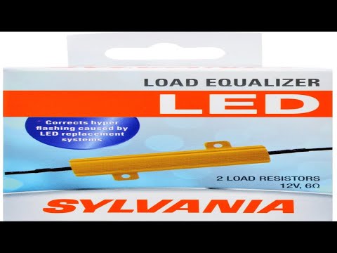 Installation of Sylvania Load Equalizers to eliminate bulb out situations when using LED bulbs