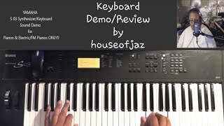 Video thumbnail for *REVIEW* Yamaha S-03 Keyboard Sound Demo (by houseofjaz) by houseofjaz (The Piano Tutorial Man!)