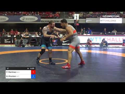 87 Kg Rr Rnd 1 Patrick Martinez New York Athletic Club Vs Ben Provisor Nittany Lion Wrestling Club