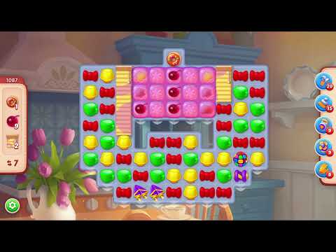 Homescapes Level 1087 - 16 Moves - No Boosters