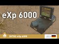 German metal detector eXp 6000 from OKM with video eyewear to detect buried gold treasures