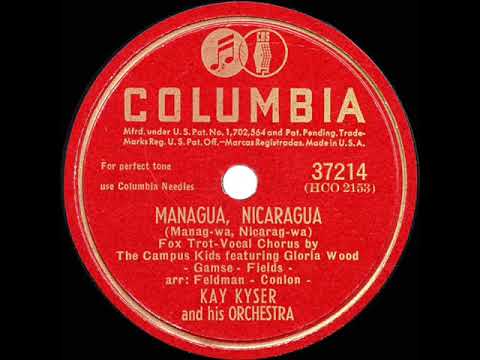 1947 HITS ARCHIVE: Managua, Nicaragua - Kay Kyser (Gloria Wood & The Campus Kids, vocal)