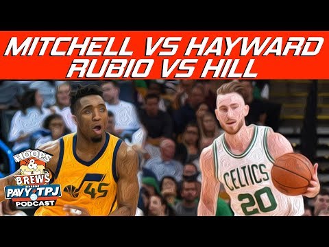 Donovan Mitchell vs Gordon Hayward RIcky Rubio vs George Hill HNB 7172018