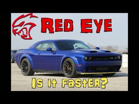 2019 Challenger Hellcat Red Eye VS. Stock Hellcat Drag Race
