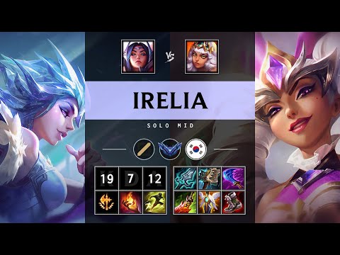 Irelia Mid vs Qiyana - KR Diamond Patch 25.08