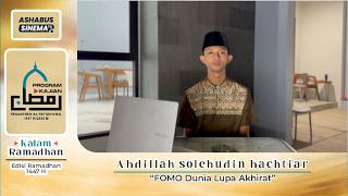 Download lagu ABDILLAH SOLEHUDIN BACHTIAR II FOMO WORLD FORGET THE AFTERLIFE mp3