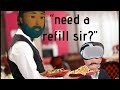 Playing VR In A Restaurant Prank Rude Customer