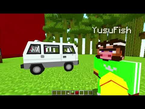 Arkadaşım Hayri'yi Yapı Kapışmasında Portal Silahıyla Trolledim! - Minecraft