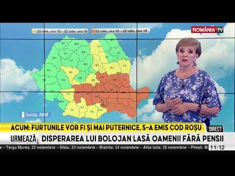 Potop în orele următoare! ANM a emis COD ROȘU de ploi torențiale