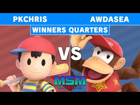 MSM Online 43 - NVR | PKChris (Ness) Vs. AWDASEA (Diddy Kong - Winners Quarters