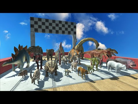 The Race Toughest Of All Dinosaurs vs Animals - Animal Revolt Battle Simulator