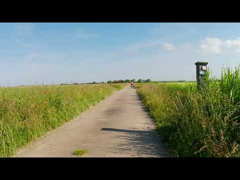 Bike ride from 15-06-2022 part 2-1 Southwest Fryslân. Cycle path from Hielpen to Warkum